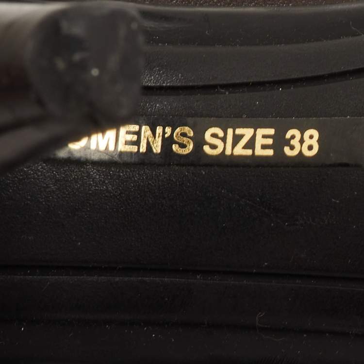 Pre Owned Tod's T-Bar Ankle Strap Size 38 Brown Suede Platform Sandals