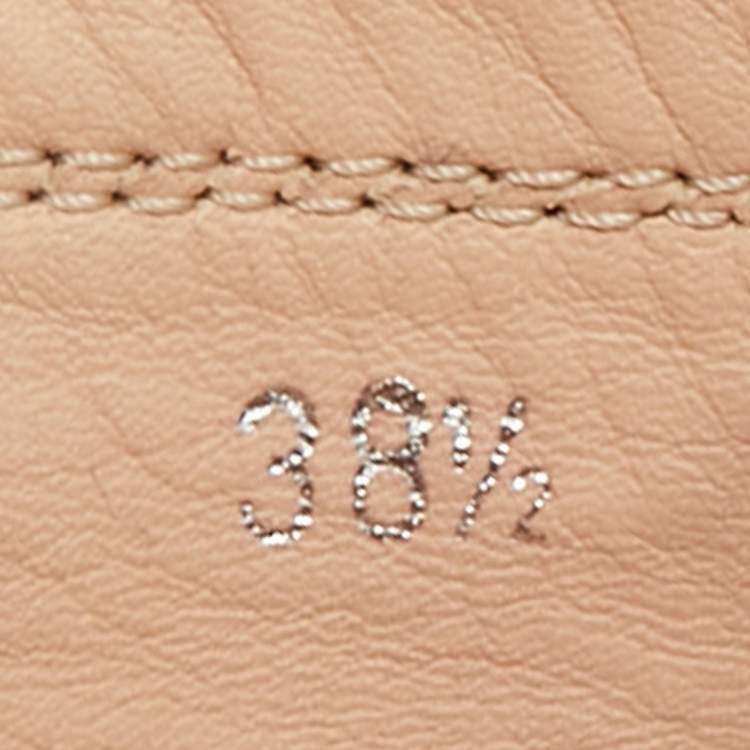 Pre Owned Tod's Gommini Size 38.5 Brown Croc Embossed Patent Leather Loafers