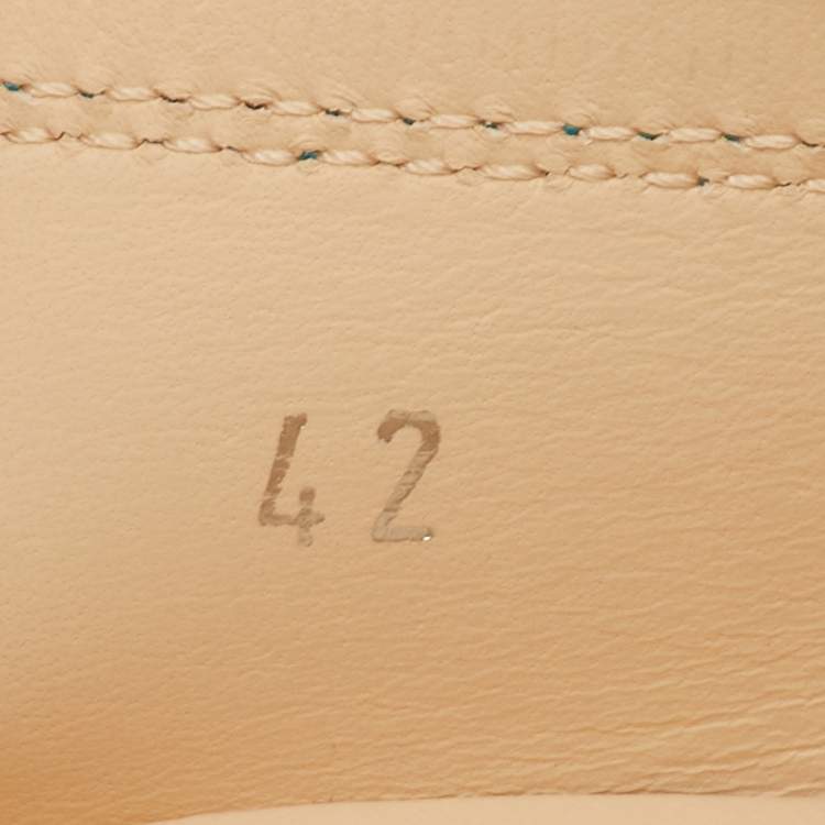 Pre Owned Tod's Gommino Size 42 Turquoise Suede Driver Loafers