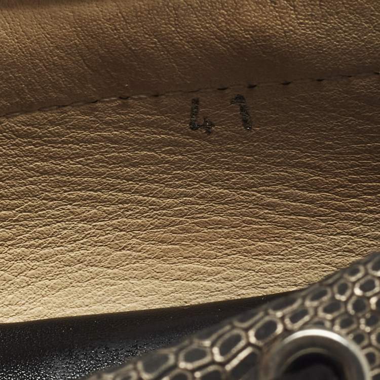 Pre Owned Tod's Size 41 Two Tone Nubuck Leather Bow Loafers