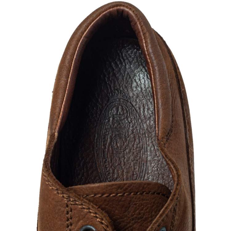 Pre Owned Tod's Brown Leather Lace Up Oxford Size 41