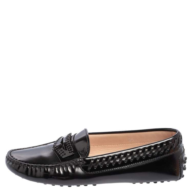 Glossy Penny Loafers