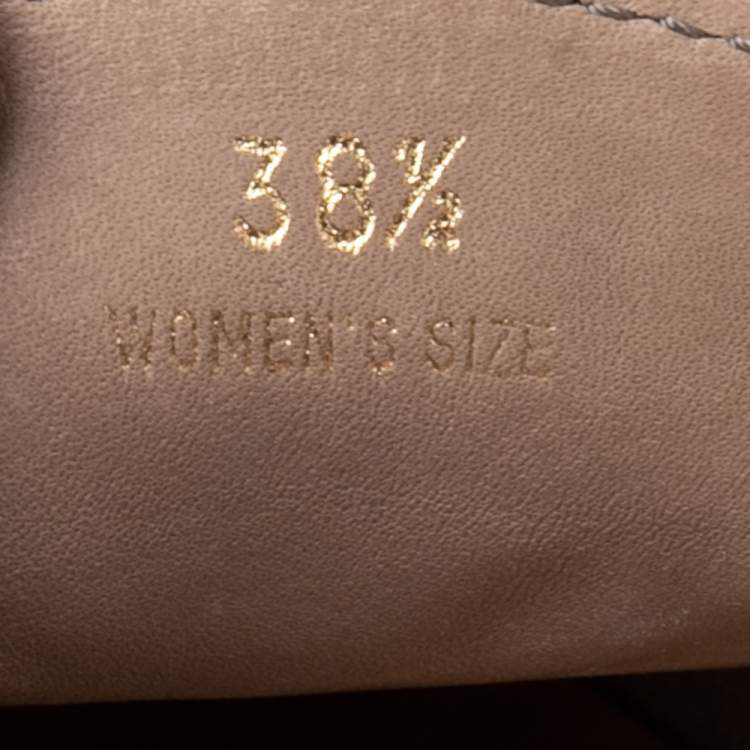 Pre Owned Tod's Brown Leather Bow Slip On Loafers Size 38.5