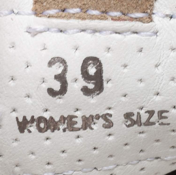 Pre Owned Tod's Beige Perforated Suede Fondo Sportivo Low-Top Sneakers Size 39