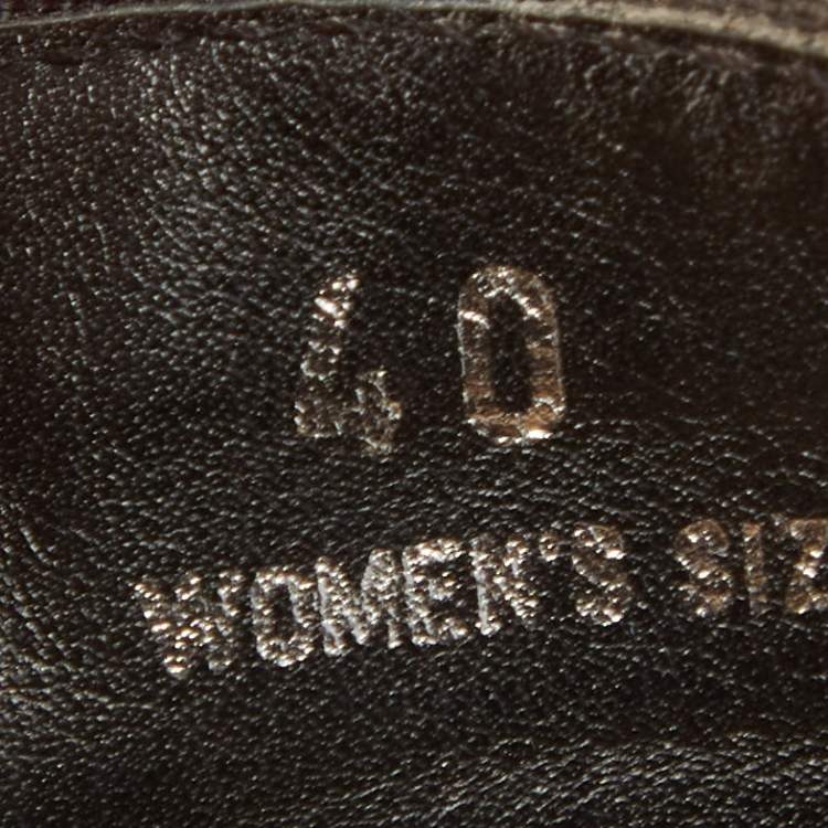 Pre Owned Tod's Orange Suede Smoking Slippers Size 40