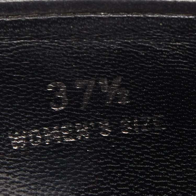 Pre Owned Tod's Black Nubuck Leather Fringe Jodie Pumps Size 37.5
