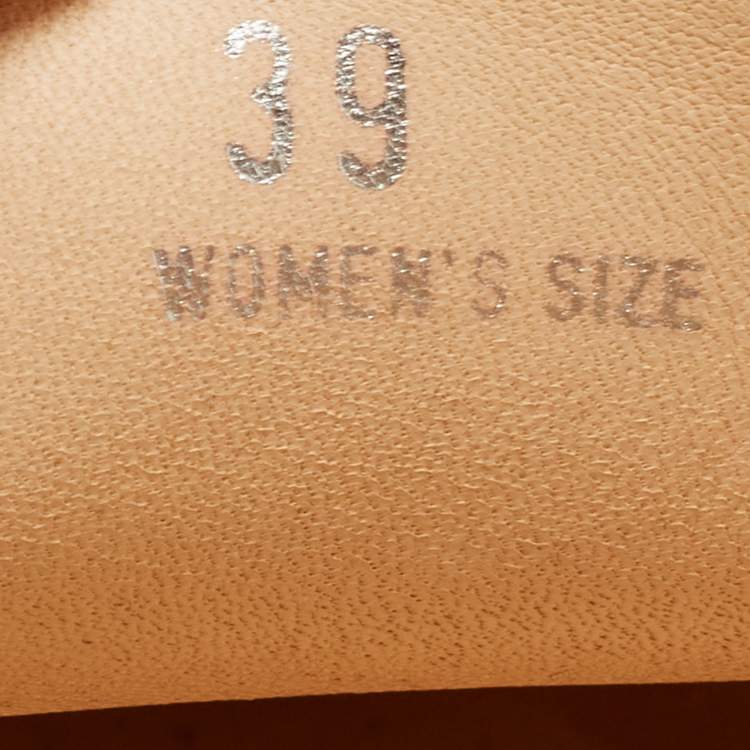 Pre Owned Tod's Beige Textured Patent Leather Penny Loafers Size 39