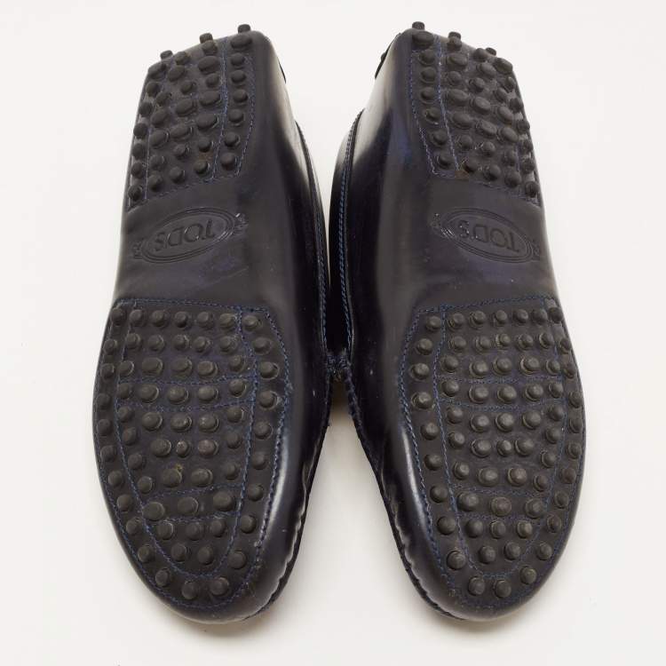 مملوكة مسبقًا Tod's Two Tone Leather Penny Slip On Loafers Size 36