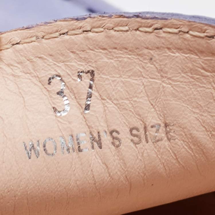 Pre Owned Tod's Lilac Nubuck Leather Penny Slip On Loafers Size 37