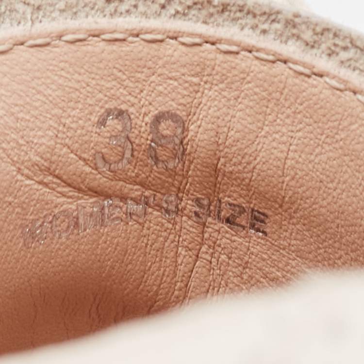 Pre Owned Tod's White Leather Platform Lace Up Oxfords Size 38