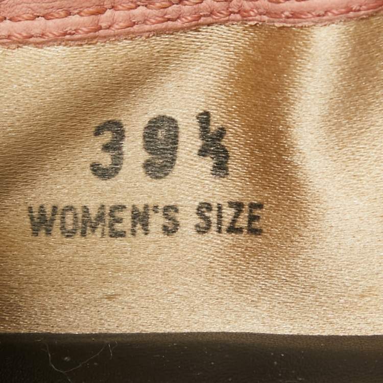 Pre Owned Tod's Pink Suede and Patent Leather Buckle Detail Scrunch Ballet Flats Size 39.5