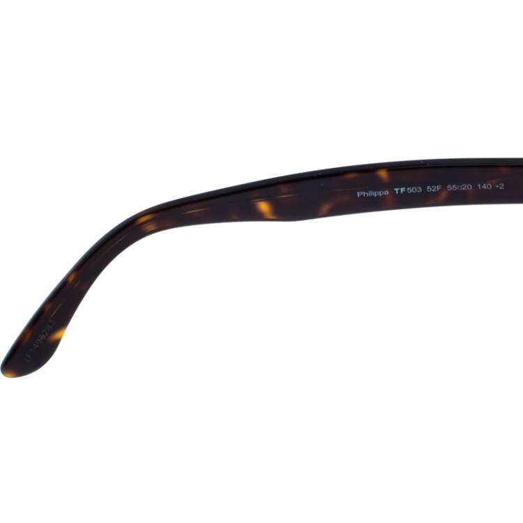 Pre Owned Tom Ford Brown Tortoise Gradient TF 503 Phillipa Sunglasses