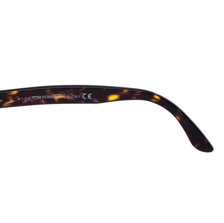 Pre Owned Tom Ford Brown Tortoise Gradient TF 503 Phillipa Sunglasses
