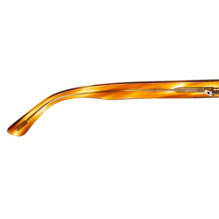 Pre Owned Tom Ford Brown/Blue Gradient Greta Wayfarer Sunglasses