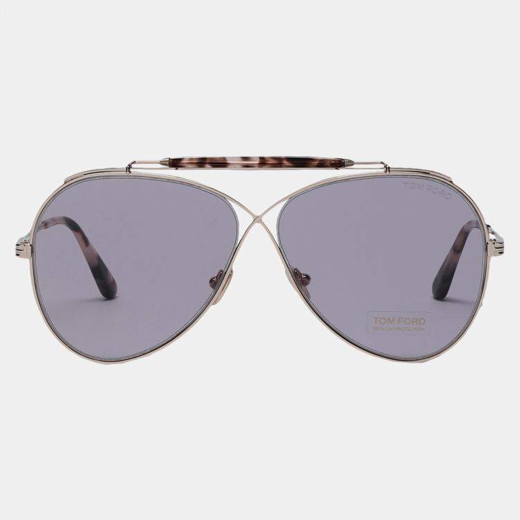 Pre Owned Tom Ford Metal Unisex Sunglasses 60