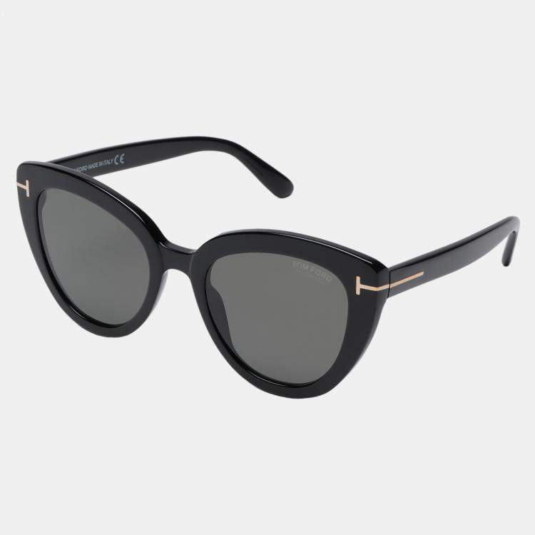 Pre Owned Tom Ford Black Sunglasses 53