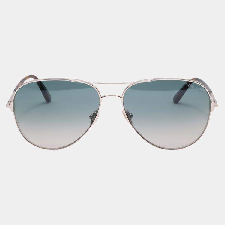 Pre Owned Tom Ford Metal Unisex Sunglasses 59