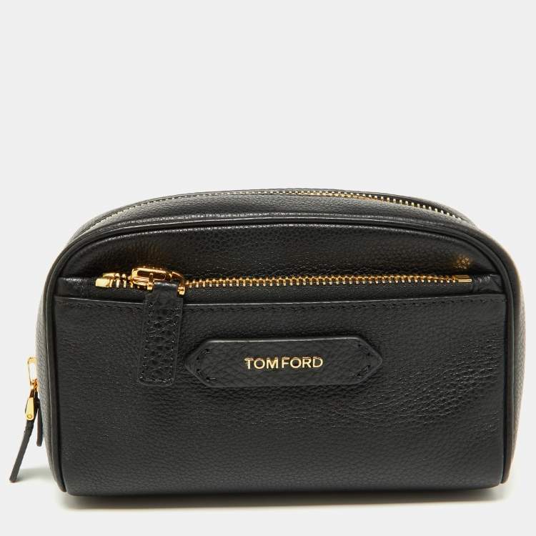 Leather pouch in black - Tom Ford