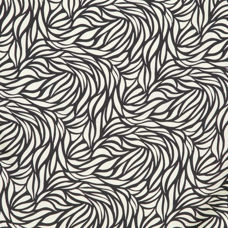 Pre Owned Tom Ford Black Printed Silk Square Scarf