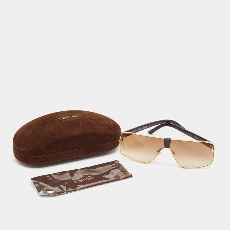 Pre Owned Tom Ford Gradient Reno TF911Shield Sunglasses