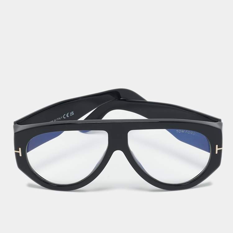 Pre Owned Tom Ford Black TF5958 B Aviator Sunglasses