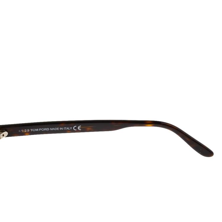Pre Owned Tom Ford Havana/ Khaki Gradient FT0776 Gerrard Square Sunglasses