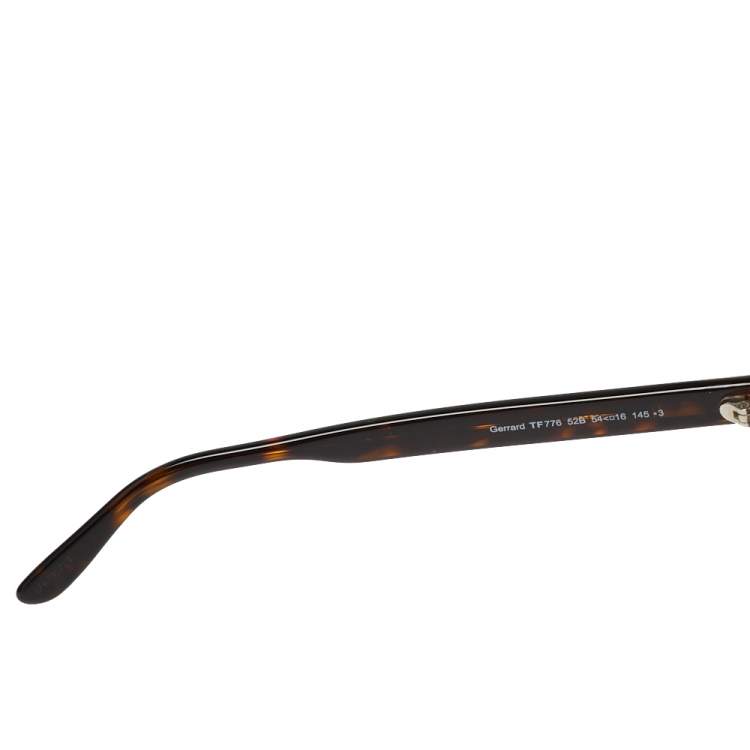 Pre Owned Tom Ford Havana/ Khaki Gradient FT0776 Gerrard Square Sunglasses