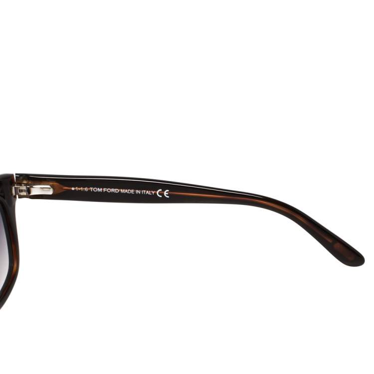 Pre Owned Tom Ford Black/Grey TF237 Snowdon Sunglasses