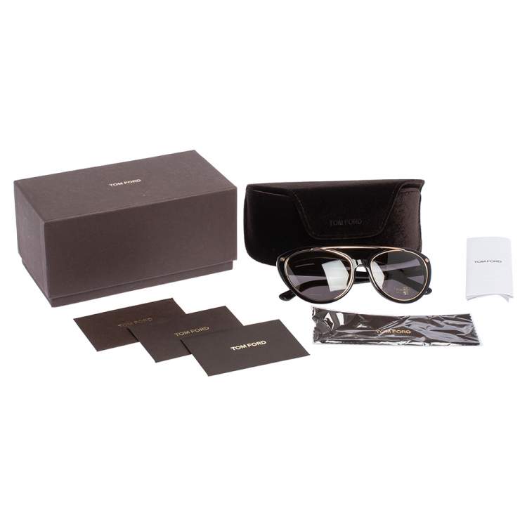 مملوكة مسبقًا Tom Ford Black Edita Cat Eye Sunglasses