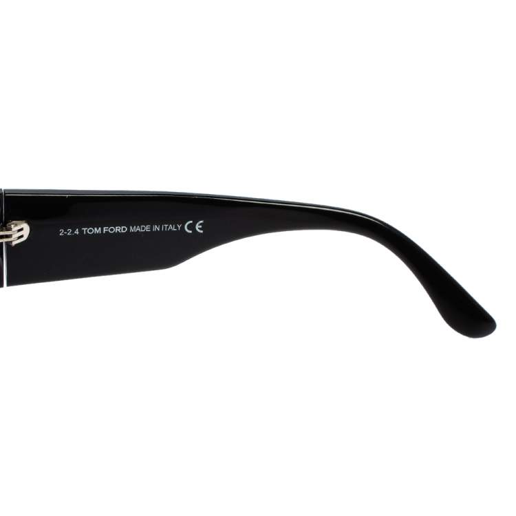 Pre Owned Tom Ford Iridescent Purple/ Blue Gradient Anoushka TF371 Cat Eye Sunglasses