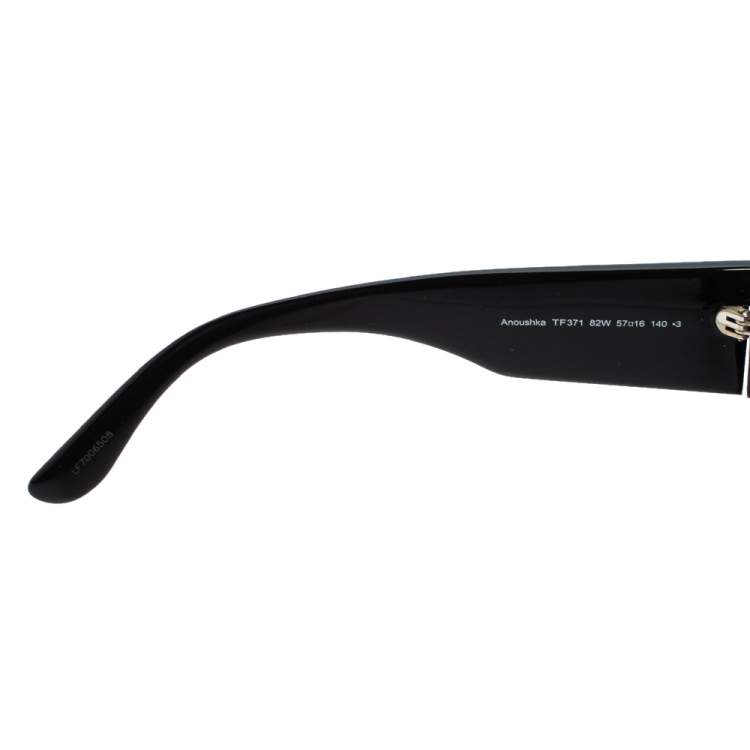 Pre Owned Tom Ford Iridescent Purple/ Blue Gradient Anoushka TF371 Cat Eye Sunglasses