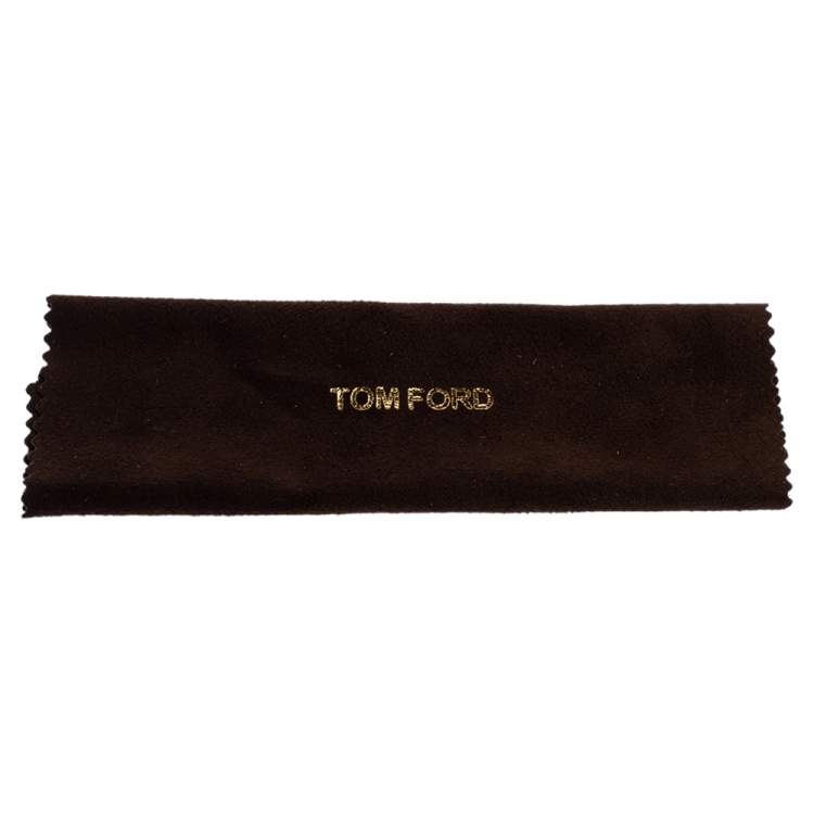 Pre Owned Tom Ford Black Acetate TF160 Brigitte Gradient Oval Sunglasses