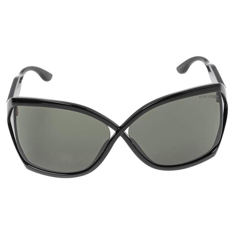 Tom Ford Black Julianne Oversized Sunglasses Tom Ford | TLC