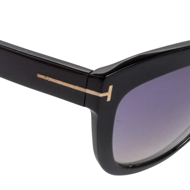 مملوكة مسبقًا Tom Ford Black Alistair Gradient Cat Eye Sunglasses
