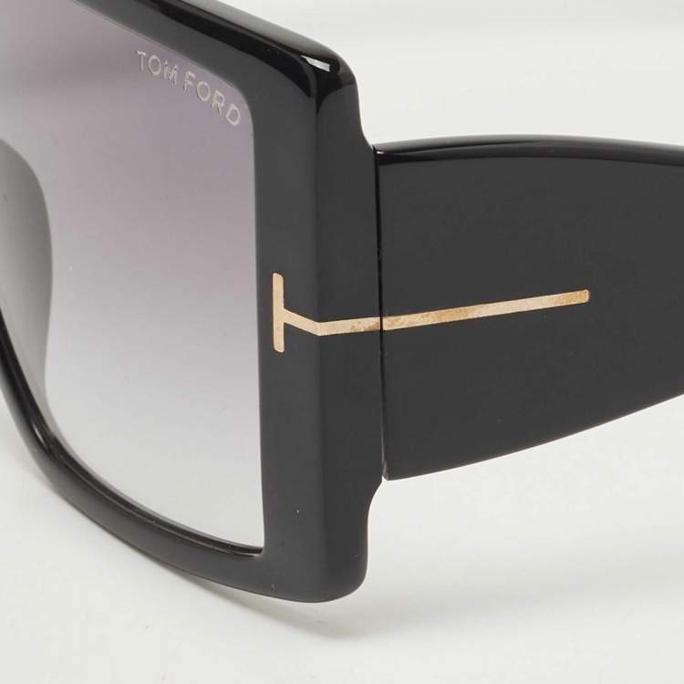 Pre Owned Tom Ford Black Quinn Gradient Sunglasses