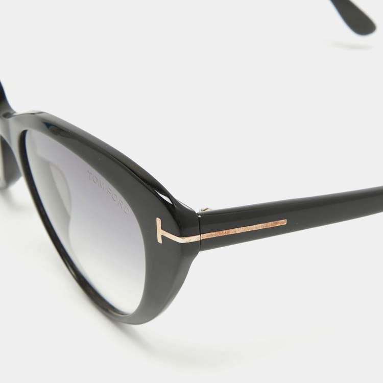 Pre Owned Tom Ford Black Gradient TF869 Harlow Cat Eye Sunglasses