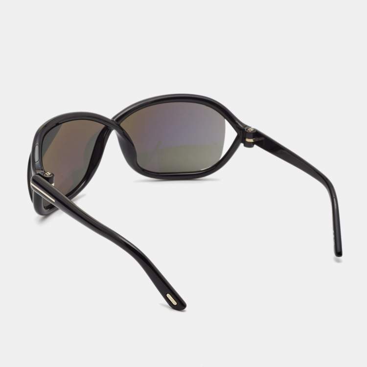 Pre Owned Tom Ford Black TF 1069 Fernanda Oversized Sunglasses