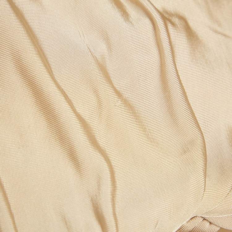 Pre Owned Tom Ford Champaign Pink Jersey One Shoulder Evening Dress XXS 