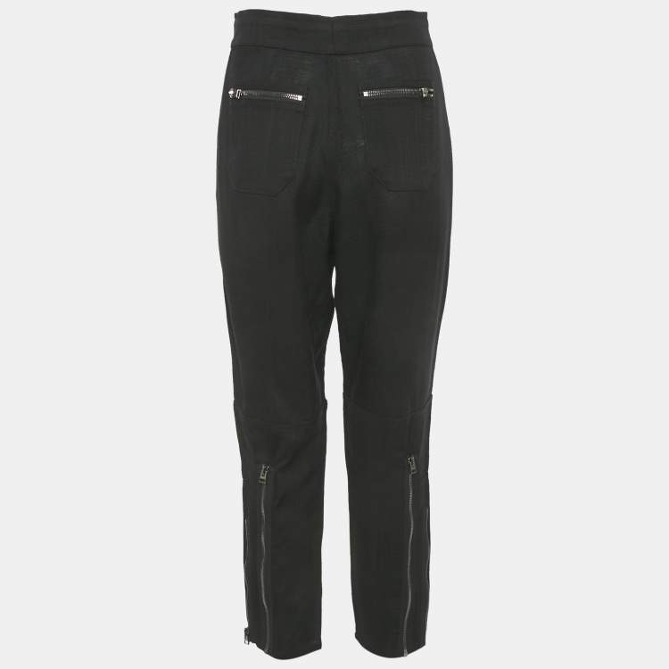 مملوكة مسبقًا Tom Ford Black Knit Balloon Pants XS