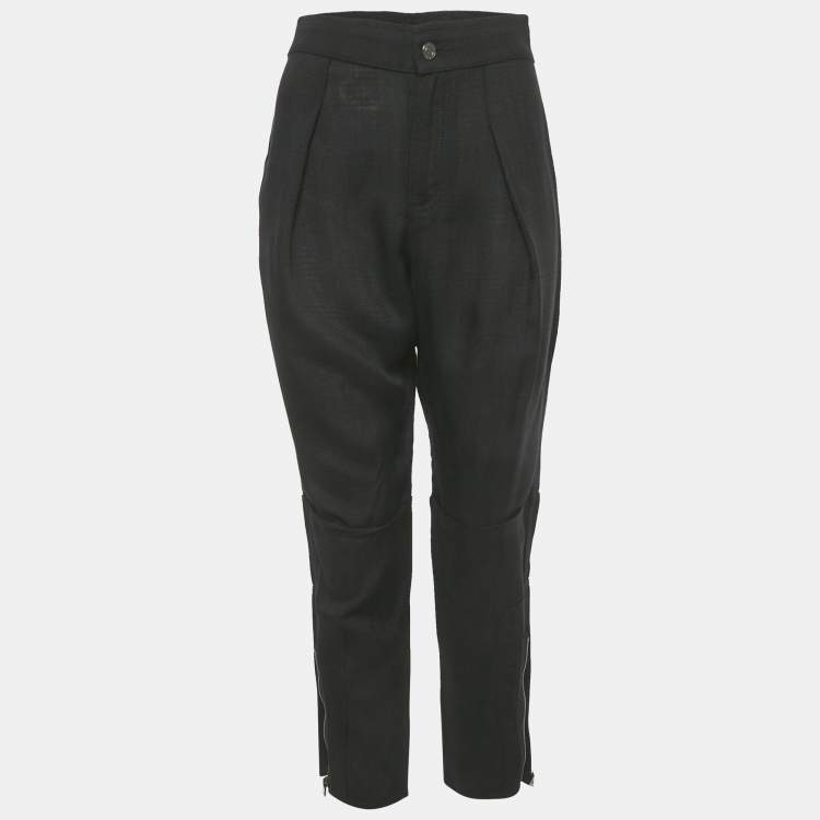 مملوكة مسبقًا Tom Ford Black Knit Balloon Pants XS