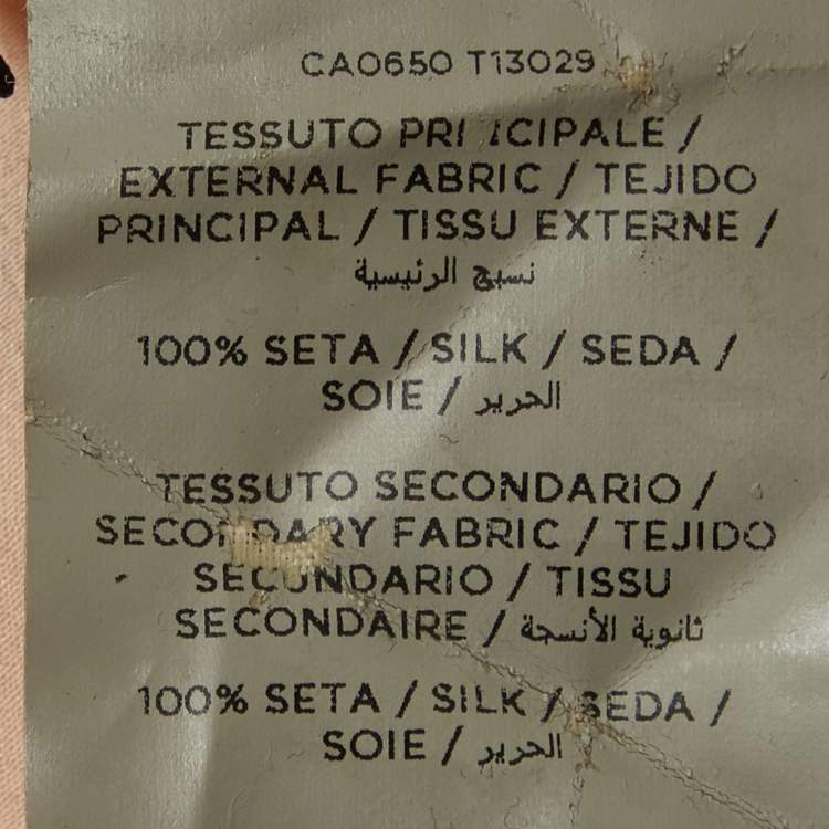 Pre Owned Tom Ford Pink Silk Long Sleeve Shirt M