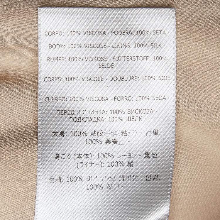 Pre Owned Tom Ford Beige Textured Single Breasted Blazer XS