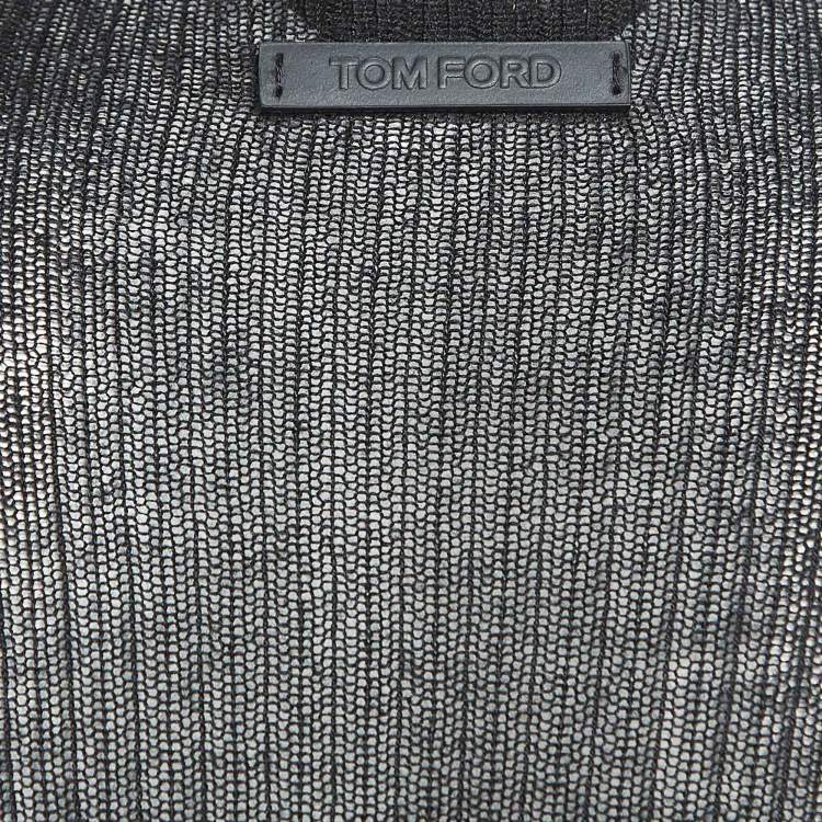 Pre Owned Tom Ford Black Cashmere Knit Long Sleeve Sweatshirt S