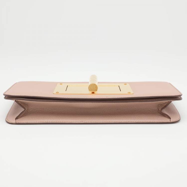 Pre Owned Tom Ford Beige Leather Natalia Shoulder Bag