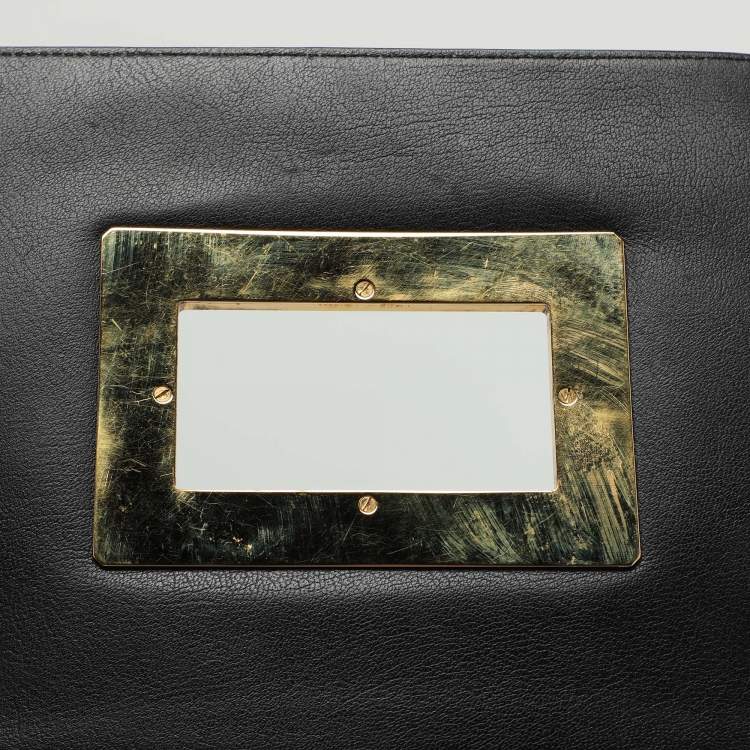 Pre Owned Tom Ford Black Leather Natalia Crossbody Bag