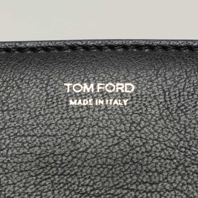 Pre Owned Tom Ford Black Leather Natalia Crossbody Bag