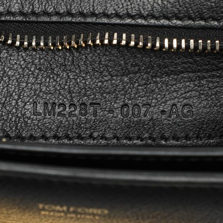 Pre Owned Tom Ford Black Leather Natalia Crossbody Bag