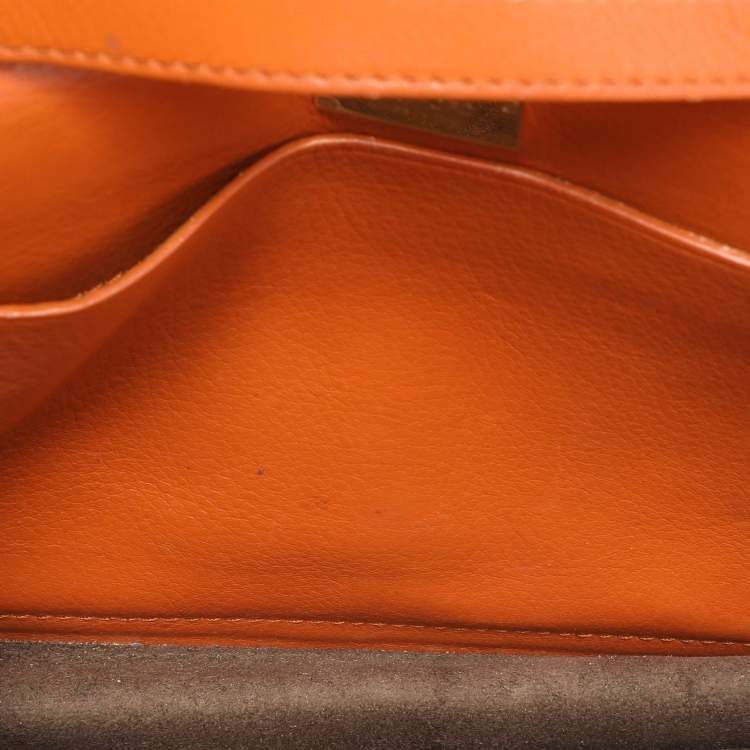 Pre Owned Tom Ford Brown Leather Sedgewick Shoulder Bag