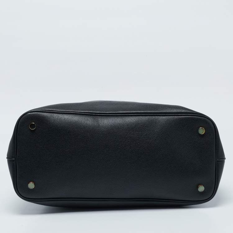 Pre Owned Tom Ford Black Leather Jennifer Tote