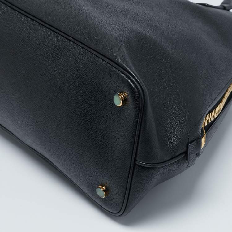 Pre Owned Tom Ford Black Leather Jennifer Tote